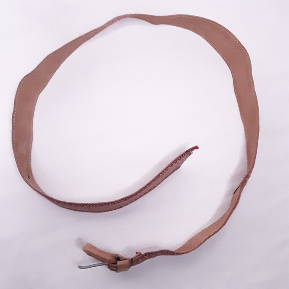 Lightweight Geometric Print Fabric Belt - Picture 5 of 6